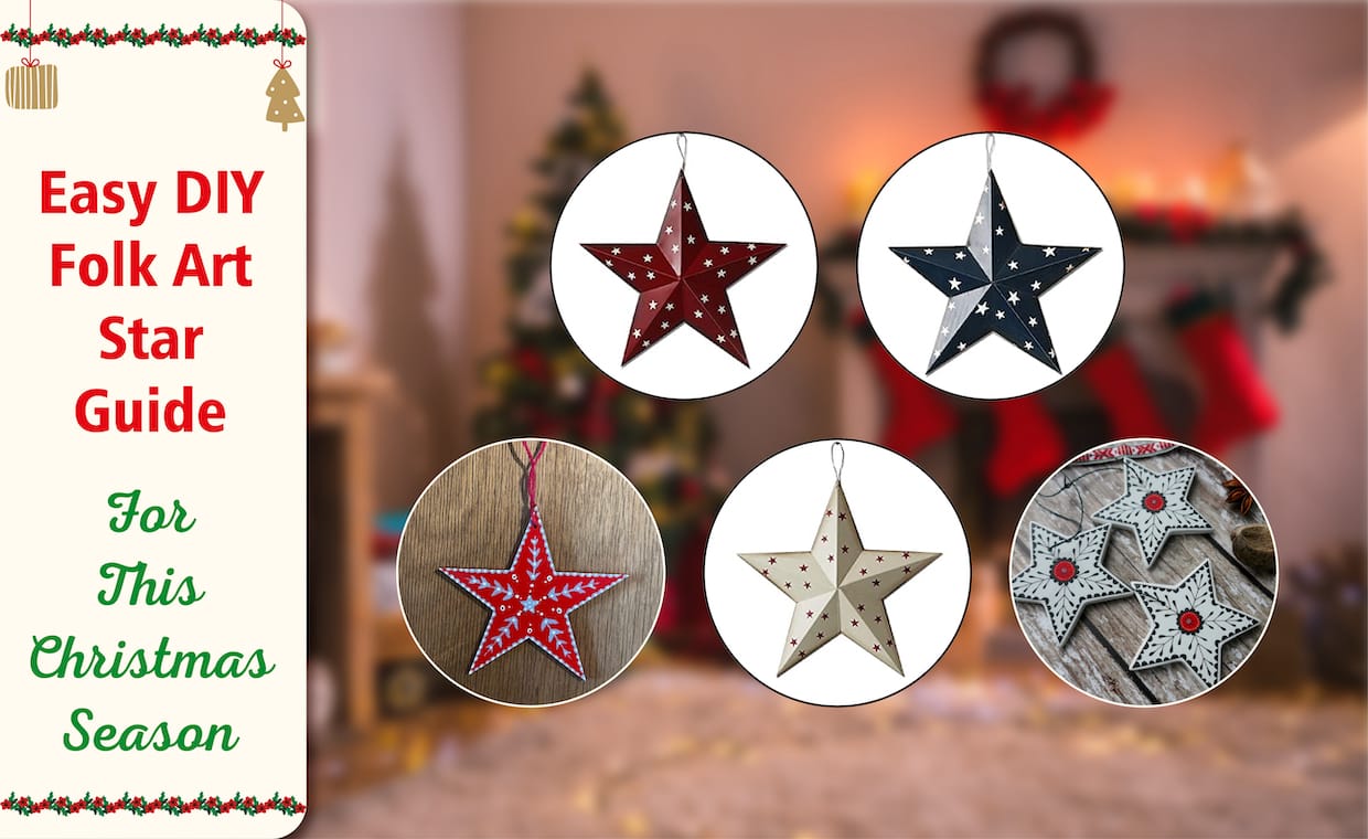 DIY Wooden Christmas Star